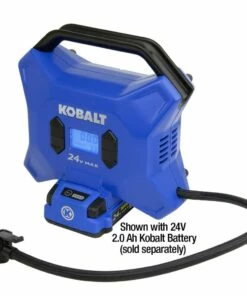 Kobalt Air Inflators Kobalt 24 Volt cordless high pressure inflator 24-Volt Lithium Ion (Li-Ion) Air Inflator (Power Source: Battery) -Kobalts Shop 11621569