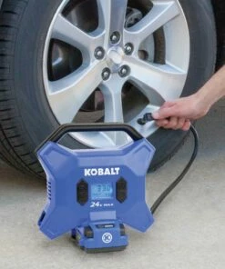 Kobalt Air Inflators Kobalt 24 Volt cordless high pressure inflator 24-Volt Lithium Ion (Li-Ion) Air Inflator (Power Source: Battery) -Kobalts Shop 11621570