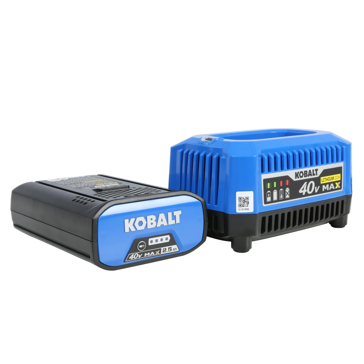 Kobalt Cordless Power Equipment Batteries & Chargers 40-Volt Max 2.5 Ah Rechargeable Lithium Ion (Li-Ion) Cordless Power Equipment Battery 4 Kobalt Cordless Power Equipment Batteries & Chargers 40-Volt Max 2.5 Ah Rechargeable Lithium Ion (Li-Ion) Cordless Power Equipment Battery - Image 4