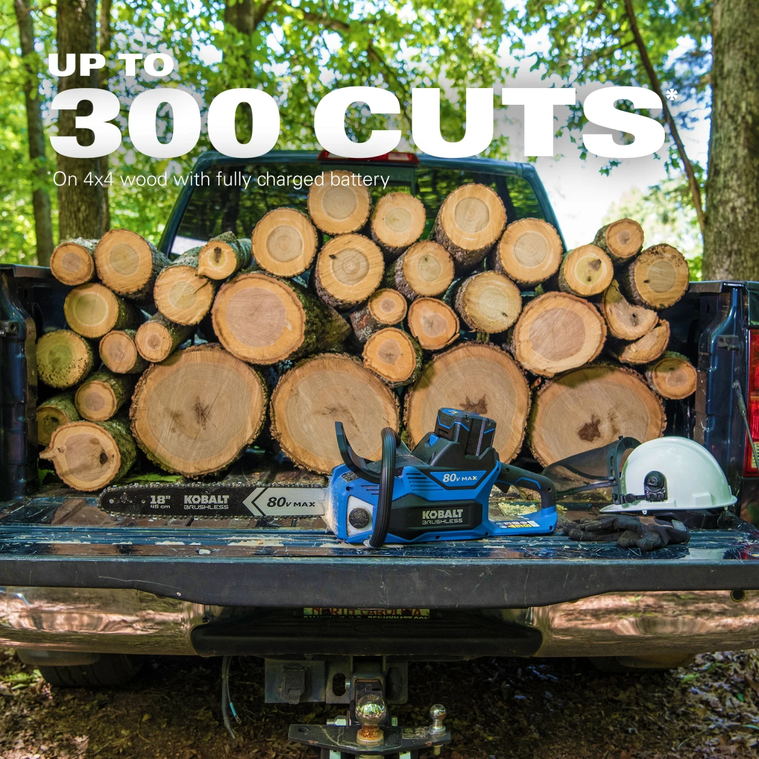 Kobalt Cordless Electric Chainsaws 80-Volt Max 18-in Brushless Cordless Electric Chainsaw 5 Ah (Battery & Charger Included) 6 Kobalt Cordless Electric Chainsaws 80-Volt Max 18-in Brushless Cordless Electric Chainsaw 5 Ah (Battery & Charger Included) - Image 6