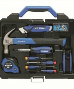 Kobalt Household Tool Sets 121-Piece Household Tool Set with Folding Case