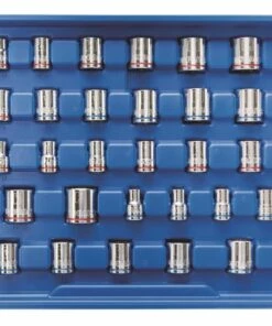 Kobalt Mechanics Tool Sets 319-Piece Standard (SAE) and Metric Combination Polished Chrome Mechanics Tool Set (1/4-in; 3/8-in) -Kobalts Shop 14074076