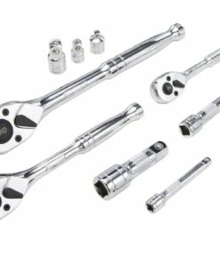 Kobalt Mechanics Tool Sets 319-Piece Standard (SAE) and Metric Combination Polished Chrome Mechanics Tool Set (1/4-in; 3/8-in) -Kobalts Shop 14074078