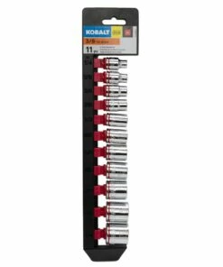 Kobalt Sockets & Socket Sets 11-Piece Standard (SAE) 3/8-in Drive 6-point Set Shallow Socket Set 7 Kobalt Sockets & Socket Sets 11-Piece Standard (SAE) 3/8-in Drive 6-point Set Shallow Socket Set -Kobalts Shop 15102572