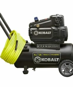 Kobalt Air Compressors 8-Gallon Single Stage Portable Electric Horizontal Air Compressor -Kobalts Shop 15104716