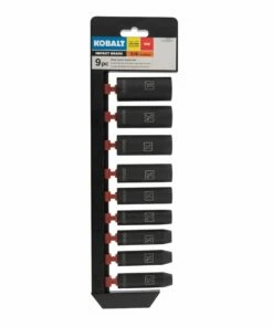 Kobalt Impact Sockets & Impact Socket Sets 9-Piece Standard (SAE) 3/8-in Drive Set 6-Point Impact Socket Set -Kobalts Shop 15105631 scaled