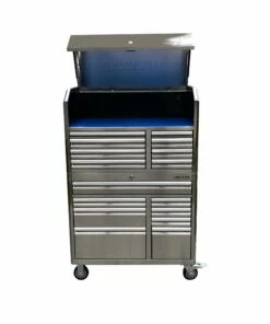 Kobalt Top Tool Chests 3000 Series 41-in W x 26.1-in H 8-Drawer Stainless Steel Tool Chest (Stainless Steel) 23 Kobalt Top Tool Chests 3000 Series 41-in W x 26.1-in H 8-Drawer Stainless Steel Tool Chest (Stainless Steel) -Kobalts Shop 15318997 scaled