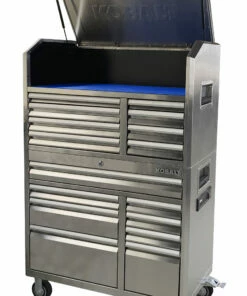 Kobalt Top Tool Chests 3000 Series 41-in W x 26.1-in H 8-Drawer Stainless Steel Tool Chest (Stainless Steel) 25 Kobalt Top Tool Chests 3000 Series 41-in W x 26.1-in H 8-Drawer Stainless Steel Tool Chest (Stainless Steel) -Kobalts Shop 15318999 scaled