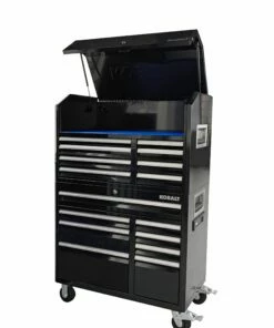 Kobalt Bottom Tool Cabinets 3000 Series 41-in W x 37.5-in H 8-Drawer Steel Rolling Tool Cabinet (Black) 27 Kobalt Bottom Tool Cabinets 3000 Series 41-in W x 37.5-in H 8-Drawer Steel Rolling Tool Cabinet (Black) -Kobalts Shop 15319015 scaled