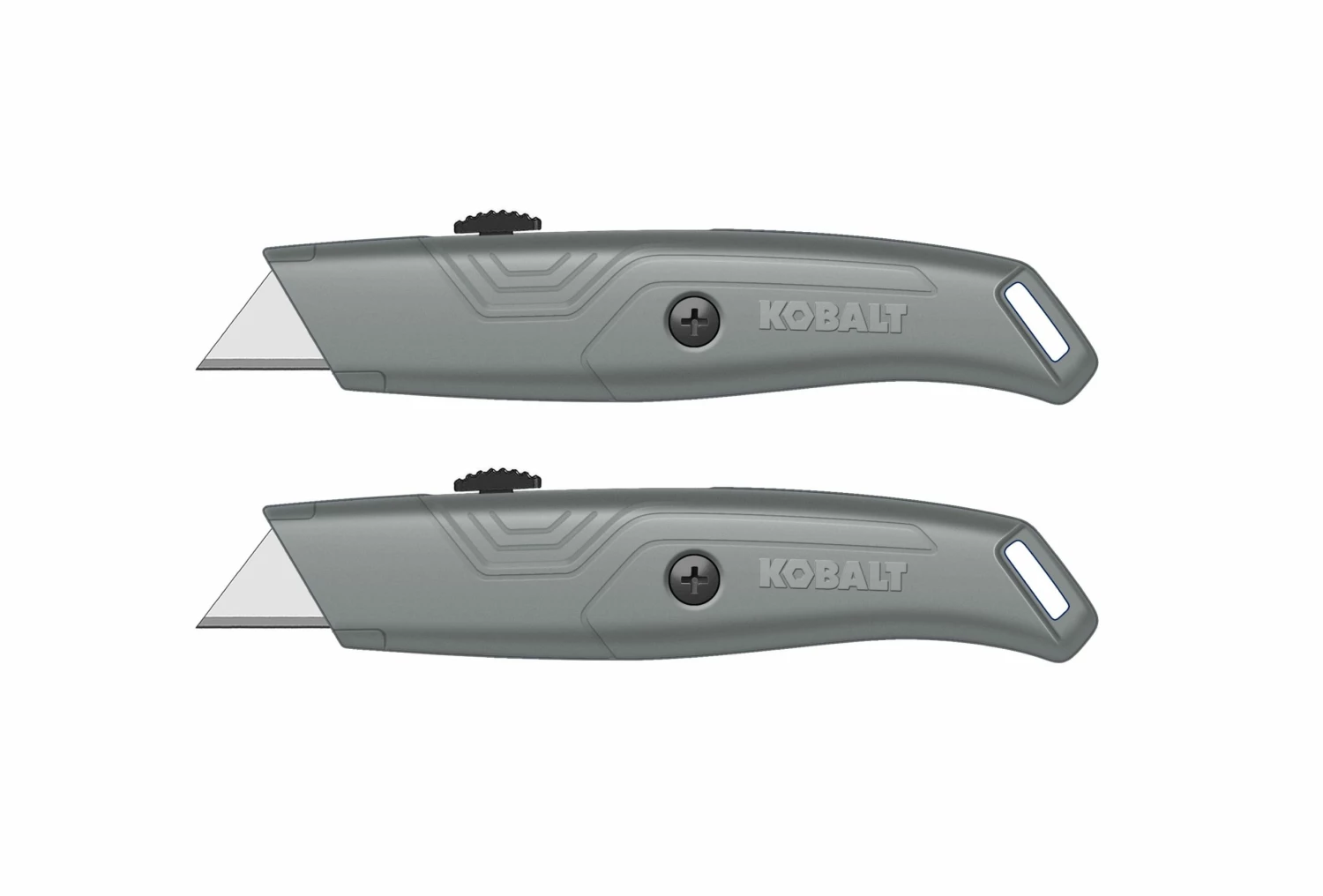 Kobalt Utility Knives Kobalt 2pk retractable utility knife 18mm 6-Blade Retractable Utility Knife with On Tool Blade Storage 1 Kobalt Utility Knives Kobalt 2pk retractable utility knife 18mm 6-Blade Retractable Utility Knife with On Tool Blade Storage