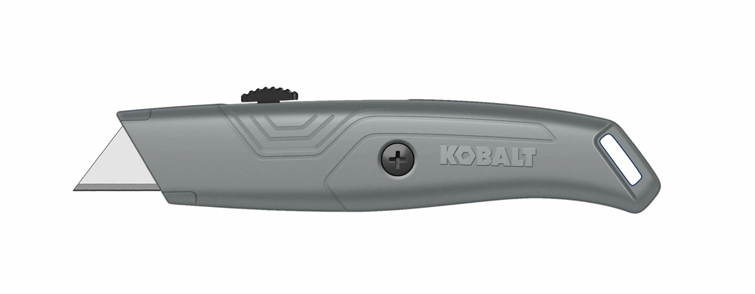 Kobalt Utility Knives 3-Blade Retractable Utility Knife with On Tool Blade Storage 1 Kobalt Utility Knives 3-Blade Retractable Utility Knife with On Tool Blade Storage