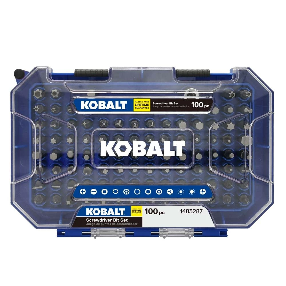 Kobalt Screwdriver Bits 1-in Set Steel Hex Shank Screwdriver Bit Set Screwdriver (100-Piece) 1 Kobalt Screwdriver Bits 1-in Set Steel Hex Shank Screwdriver Bit Set Screwdriver (100-Piece)