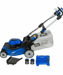 Kobalt Cordless Electric Push Lawn Mowers 24-Volt Brushless 20-in Self-propelled Cordless Electric Lawn Mower 5 Ah (Battery and Charger Included)