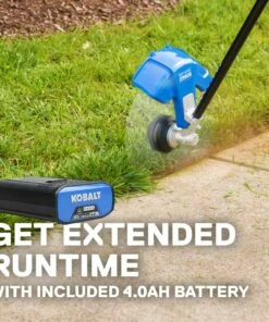 Kobalt Cordless Electric String Trimmers 40-Volt Max 16-in Straight Cordless String Trimmer with Attachment Capable and (Battery Included) 27 Kobalt Cordless Electric String Trimmers 40-Volt Max 16-in Straight Cordless String Trimmer with Attachment Capable and (Battery Included) -Kobalts Shop 15728282