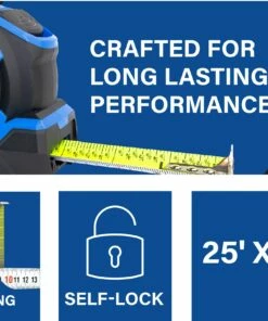 Kobalt Tape measures 25-ft Auto Lock Tape Measure 11 Kobalt Tape measures 25-ft Auto Lock Tape Measure -Kobalts Shop 16463824