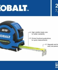 Kobalt Tape Measures Tape measure 25-ft Magnetic Tape Measure -Kobalts Shop 16463831