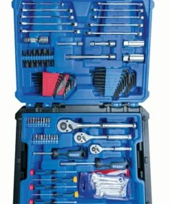 Kobalt Mechanics Tool Sets 232-Piece Standard (SAE) and Metric Combination Polished Chrome Mechanics Tool Set (1/4-in; 3/8-in; 1/2-in;) 20 Kobalt Mechanics Tool Sets 232-Piece Standard (SAE) and Metric Combination Polished Chrome Mechanics Tool Set (1/4-in; 3/8-in; 1/2-in;) -Kobalts Shop 16663696 scaled