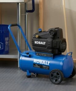 Kobalt Air Compressors 8-Gallon Single Stage Portable Electric Horizontal Air Compressor -Kobalts Shop 16738891