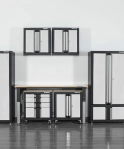 Kobalt Garage Cabinets 36-in W x 72-in H x 18.5-in D Steel Freestanding Garage Cabinet -Kobalts Shop 17118900 scaled