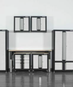 Kobalt Garage Cabinets 28-in W x 28-in H x 12.5-in D Steel Wall-mounted Garage Cabinet -Kobalts Shop 17118983 scaled