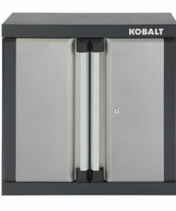Kobalt Garage Cabinets 28-in W x 28-in H x 12.5-in D Steel Wall-mounted Garage Cabinet -Kobalts Shop 17126536 scaled