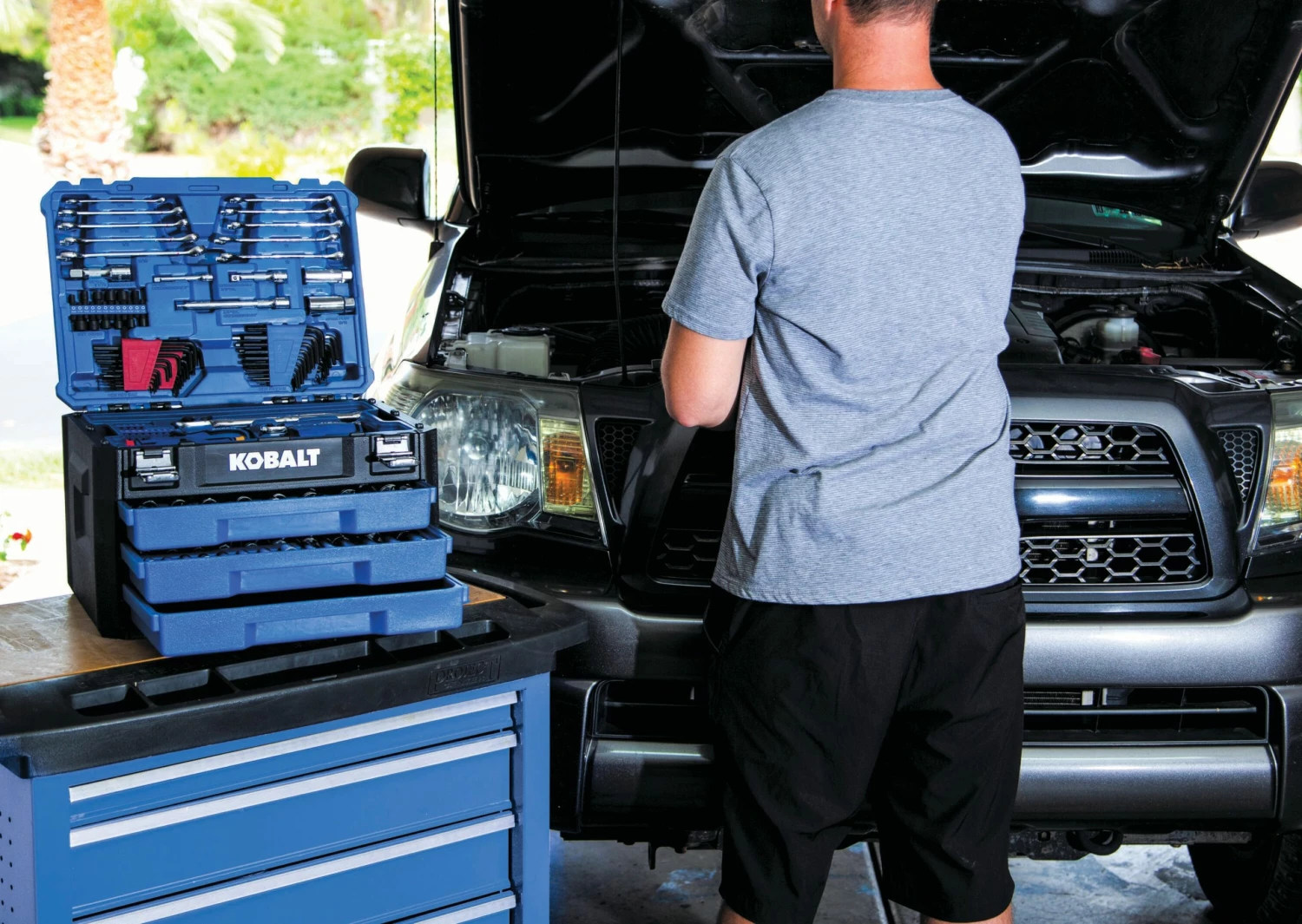 Kobalt Mechanics Tool Sets 232-Piece Standard (SAE) and Metric Combination Polished Chrome Mechanics Tool Set (1/4-in; 3/8-in; 1/2-in;) 16 Kobalt Mechanics Tool Sets 232-Piece Standard (SAE) and Metric Combination Polished Chrome Mechanics Tool Set (1/4-in; 3/8-in; 1/2-in;) - Image 16