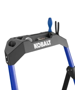 Kobalt Step Stools 2-Step 300-lb Capacity Black Steel Foldable Step Stool -Kobalts Shop 17788038