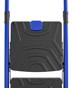Kobalt Step Stools 2-Step 300-lb Capacity Black Steel Foldable Step Stool -Kobalts Shop 17788051