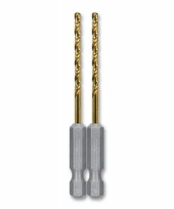 Kobalt Twist Drill Bits 2-Piece 7/64-in 2-3/4-in Titanium Coated Hss Twist Drill Bit