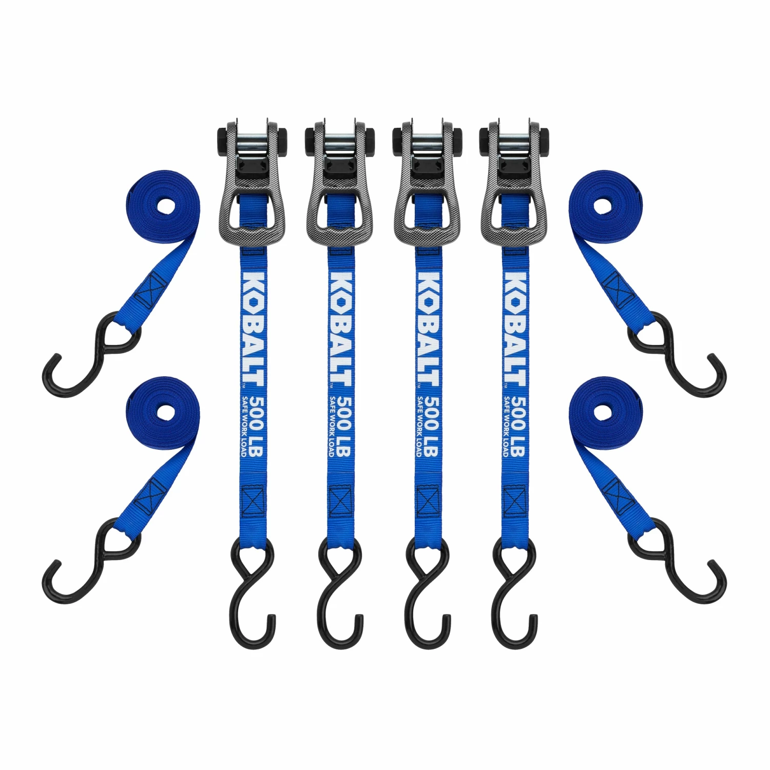 Kobalt Tie Downs 4-Pack x Tie Down Tie Down (500-lb Work Capacity) 4 Kobalt Tie Downs 4-Pack x Tie Down Tie Down (500-lb Work Capacity) - Image 4