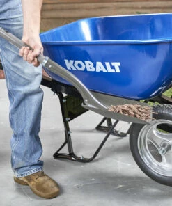 Kobalt Wheelbarrows 7-cu ft Steel Wheelbarrow with Flat-Free Tire -Kobalts Shop 40854436