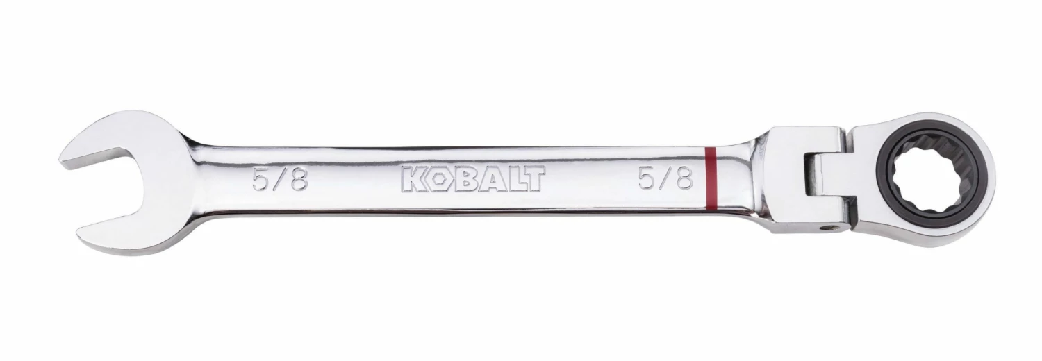 Kobalt Ratchet Wrenches & Sets 8-Piece Set 12-Point Standard (SAE) Flexible Head Ratchet Wrench Set 2 Kobalt Ratchet Wrenches & Sets 8-Piece Set 12-Point Standard (SAE) Flexible Head Ratchet Wrench Set - Image 2
