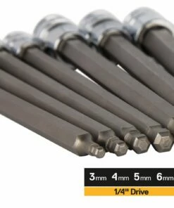 Kobalt Driver Sockets & Sets 7-Piece 1/4-in; 3/8-in Drive Set Hex Bit Metric Driver Socket Set -Kobalts Shop 40950588 scaled