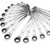 Kobalt Ratchet Wrenches & Sets 20-Piece Set 12-Point Standard (SAE) and Metric Combination Ratchet Wrench Set
