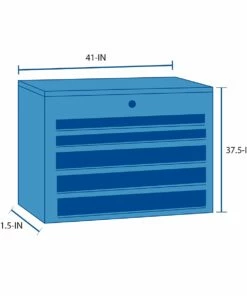 Kobalt Bottom Tool Cabinets 3000 Series 41-in W x 37.5-in H 8-Drawer Stainless Steel Rolling Tool Cabinet (Stainless Steel) -Kobalts Shop 41436549