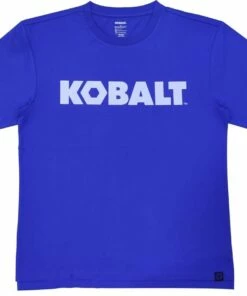 Kobalt Work Shirts Men's Medium Textured Cotton Short sleeve Graphic T-shirt Work Shirt