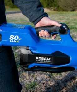 Kobalt Cordless Electric Leaf Blowers 80-volt Max 630-CFM Brushless Handheld Cordless Electric Leaf Blower 2.5 Ah (Battery & Charger Included) -Kobalts Shop 41718130