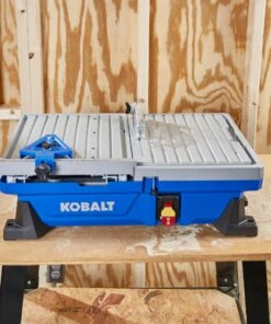 Kobalt Tile Saws 7-in 6-Amp Wet Tabletop Sliding Table Tile Saw -Kobalts Shop 41973207