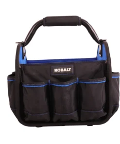 Kobalt Tool Bags Blue Black Polyester 12-in Tool Tote -Kobalts Shop 42143648