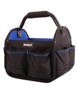 Kobalt Tool Bags Blue Black Polyester 12-in Tool Tote -Kobalts Shop 42143651