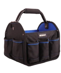 Kobalt Tool Bags Blue Black Polyester 12-in Tool Tote -Kobalts Shop 42143652