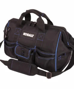 Kobalt Tool Bags Blue Black Polyester 16-in Zippered Cargo Bag -Kobalts Shop 42143875 scaled