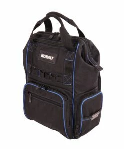 Kobalt Tool Bags Blue Black Polyester 11.5-in Backpack -Kobalts Shop 42144515 scaled