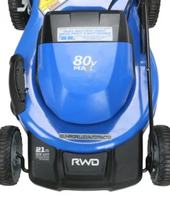 Kobalt Cordless Electric Push Lawn Mowers 80-Volt Max Brushless 21-in Self-propelled Cordless Electric Lawn Mower 4 Ah (Battery & Charger Included) -Kobalts Shop 42336805