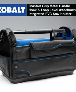 Kobalt Tool Bags Plumbing Tool Bag with Caddy Black, Blue Polyester 12.99-in 9 Kobalt Tool Bags Plumbing Tool Bag with Caddy Black, Blue Polyester 12.99-in -Kobalts Shop 42393520 scaled