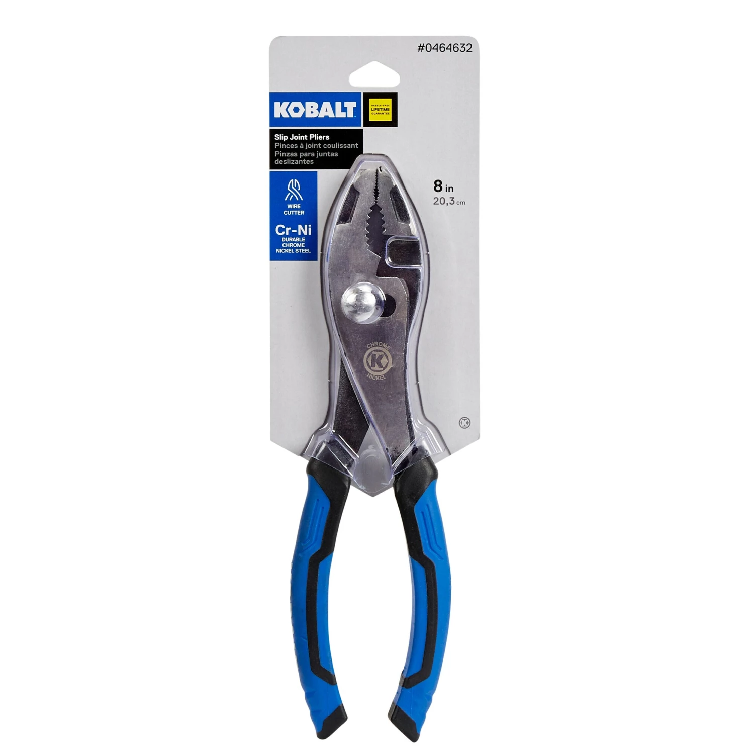 Kobalt 8-in Slip Joint Pliers with Wire Cutter 7 Kobalt 8-in Slip Joint Pliers with Wire Cutter - Image 7