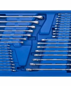 Kobalt Mechanics Tool Sets 250-Piece Standard (SAE) and Metric Combination Polished Chrome Mechanics Tool Set (1/4-in; 3/8-in) -Kobalts Shop 42702394 scaled