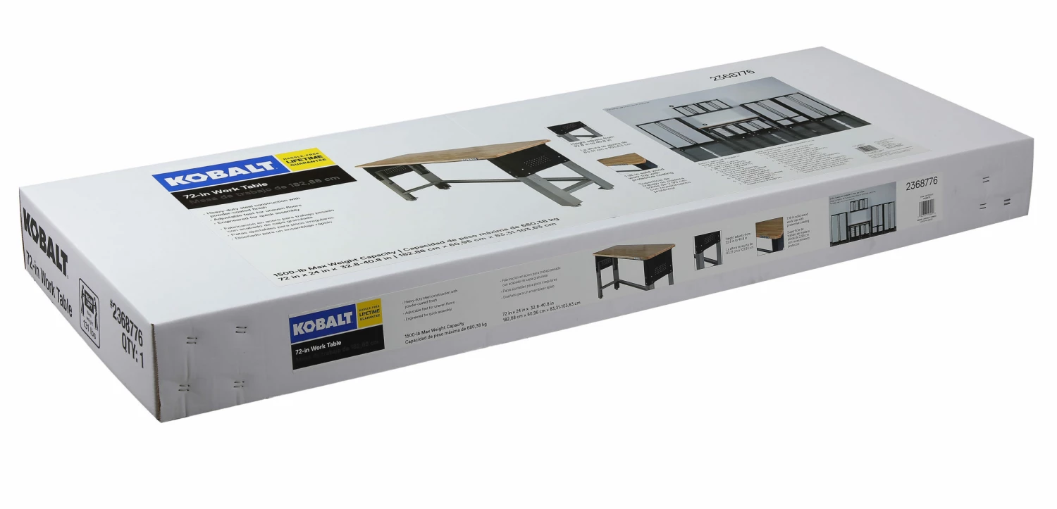 Kobalt Work Benches 72-in W x 40.8-in H Wood Work Bench 8 Kobalt Work Benches 72-in W x 40.8-in H Wood Work Bench - Image 8