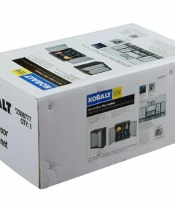 Kobalt Garage Cabinets 28-in W x 28-in H x 12.5-in D Steel Wall-mounted Garage Cabinet -Kobalts Shop 43228786 scaled