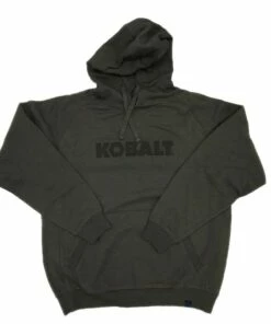 Kobalt Work Jackets & Coats Unisex Grey Preshrunk Cotton Hooded Sweatshirt (Medium)
